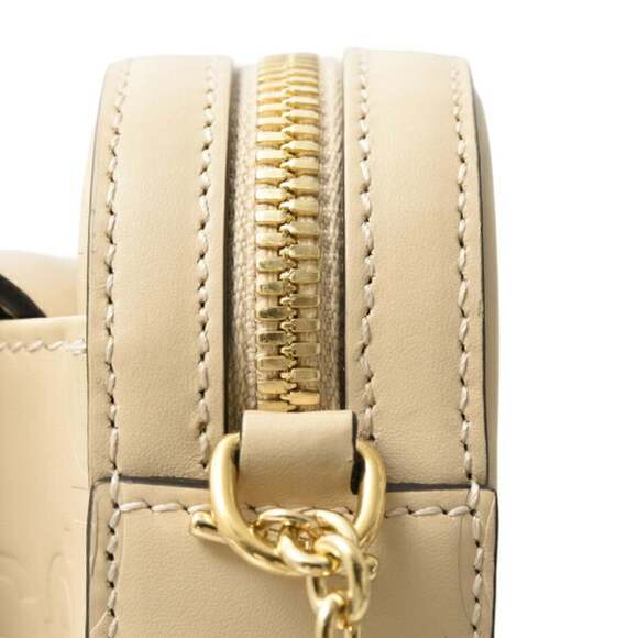 GUCCI Authentic Cream Leather Shoulder Bag - Picture 7 of 10